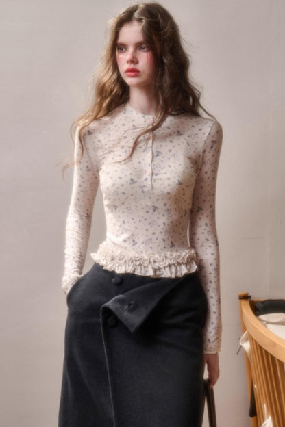 Fluffy Rabbit Lace Top