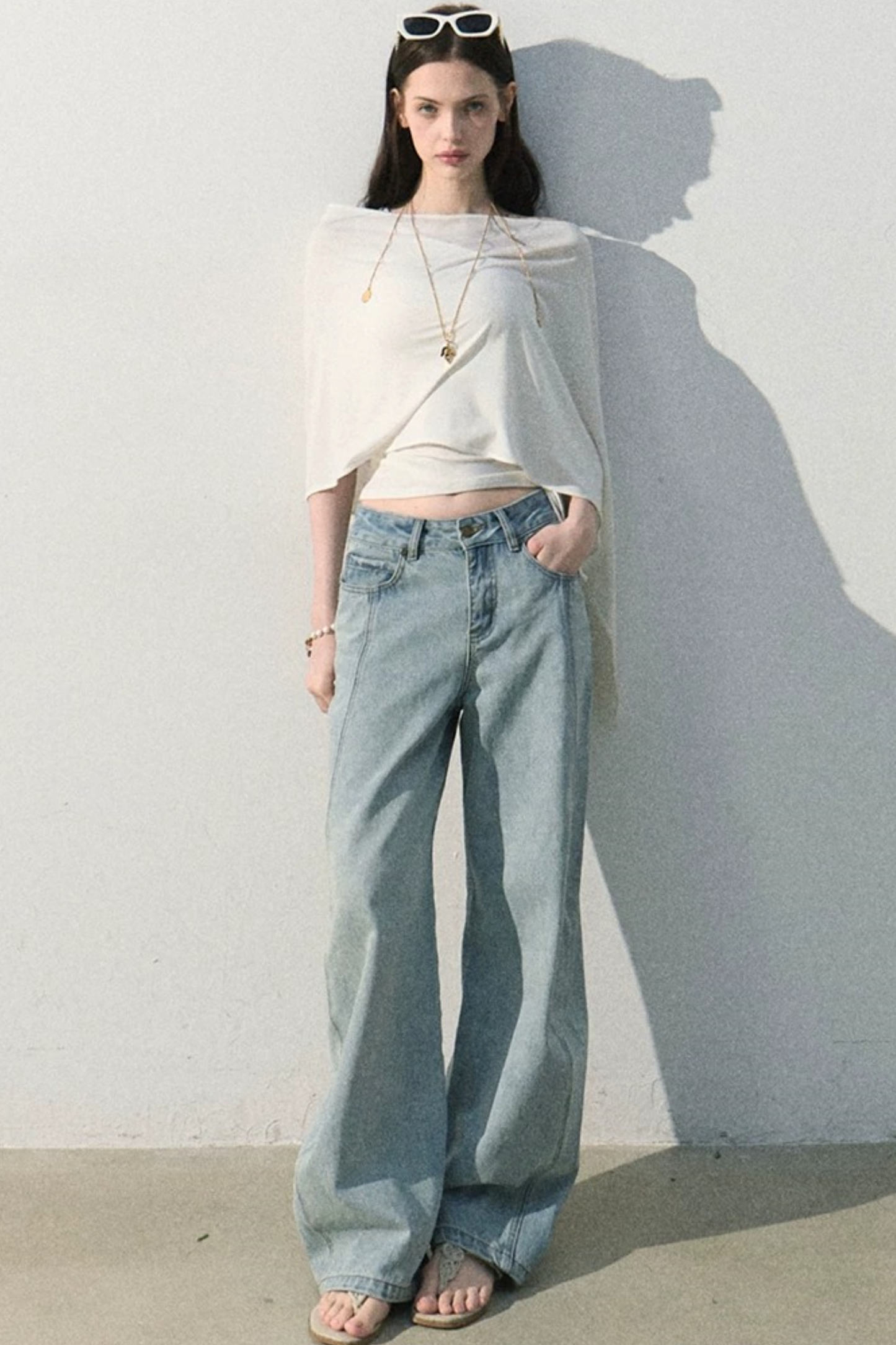 Lyocell Asymmetrical Summer Top