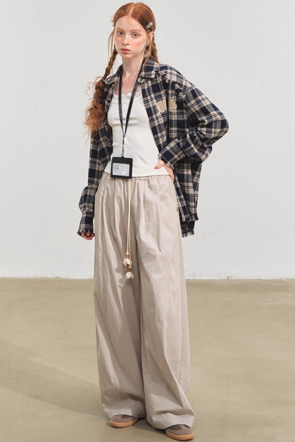 Fun Fringe Plaid Shirt