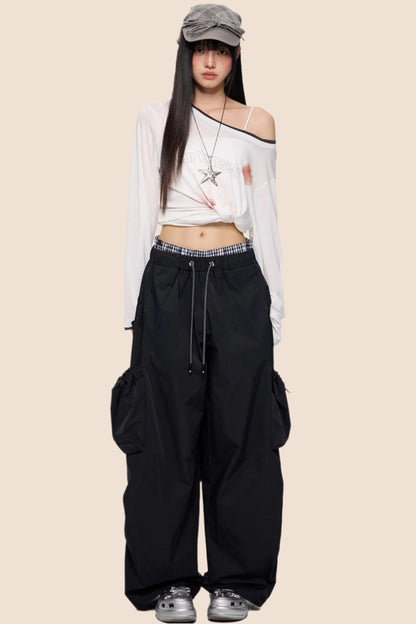 Retro Wide-Leg Pants