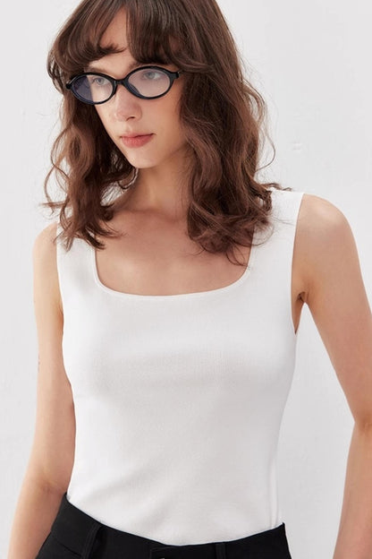 Sleek Knit Summer Tank