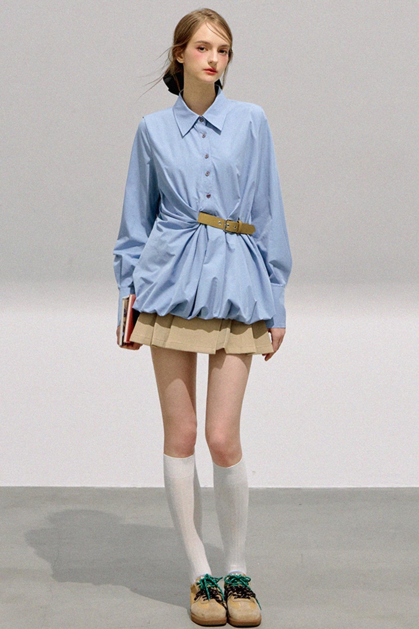 College Sweetheart Fluffy Shirt