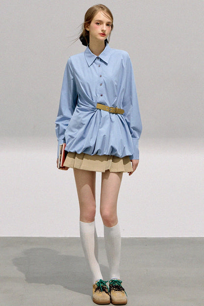 College Sweetheart Fluffy Shirt