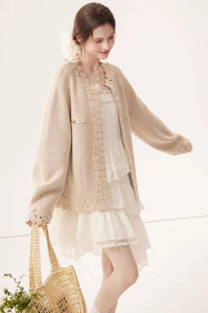 Vintage Embroidered Wool Cardigan