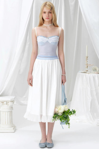 High-Waist A-Line Skirt