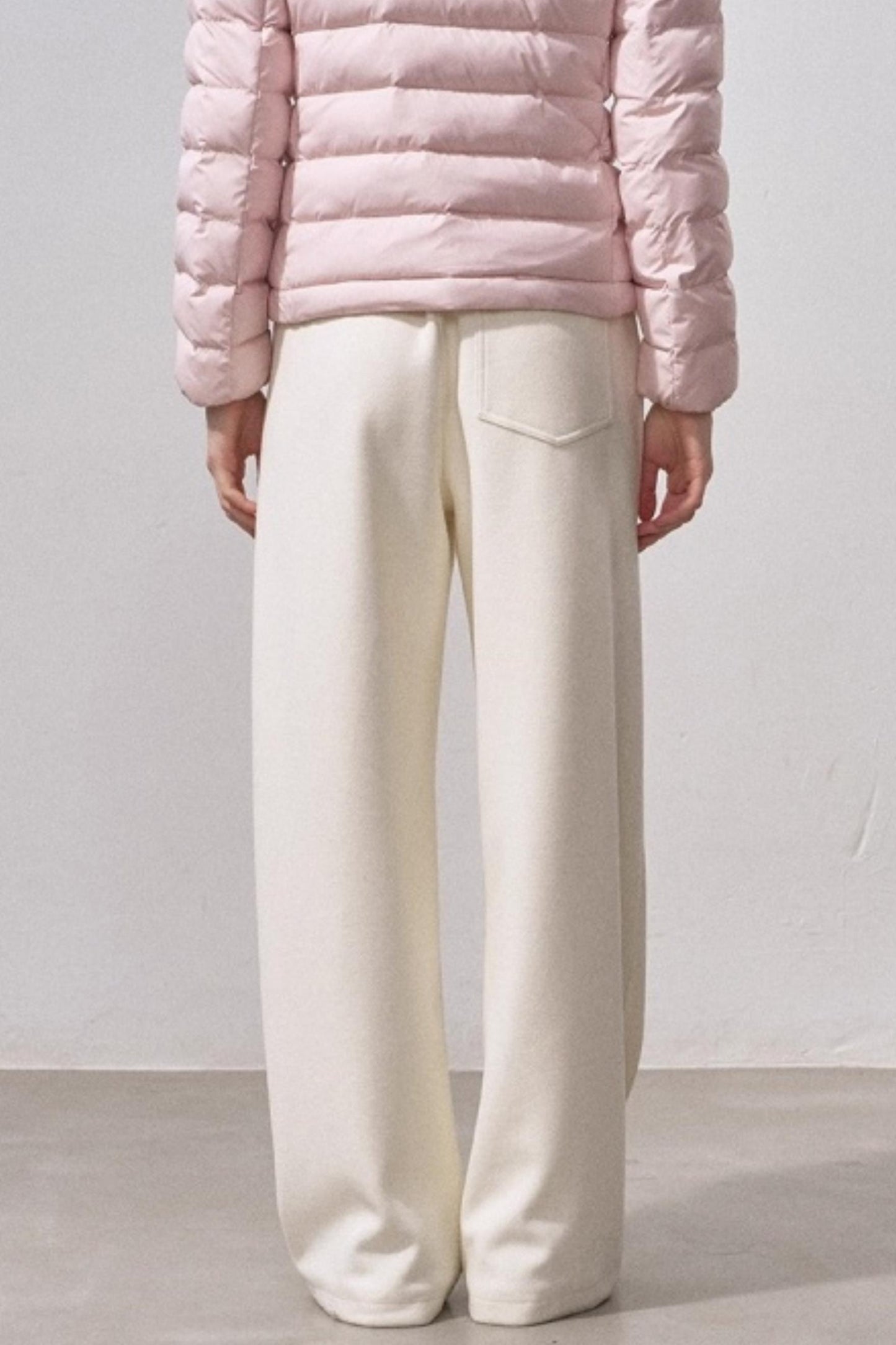 Wool Blend Scimitar Pants