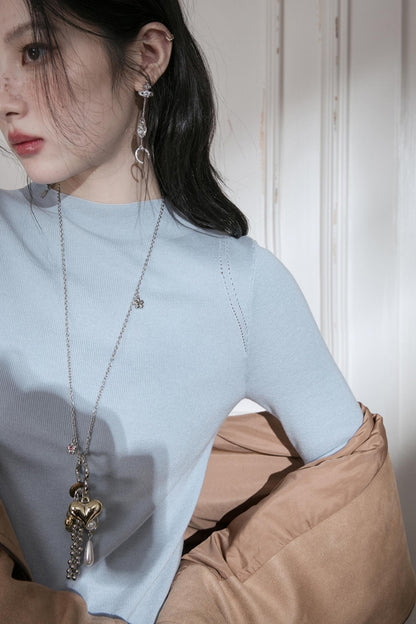 Bright Moon Wool Base Layer Top