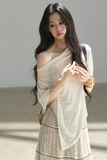 Lost Pearl Tulle Top Set-Up