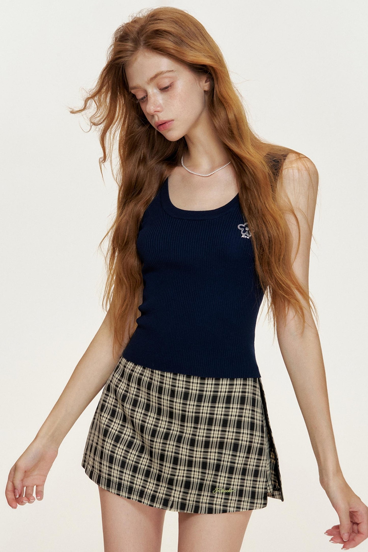 Navycore Tencel Yarn Cape Set