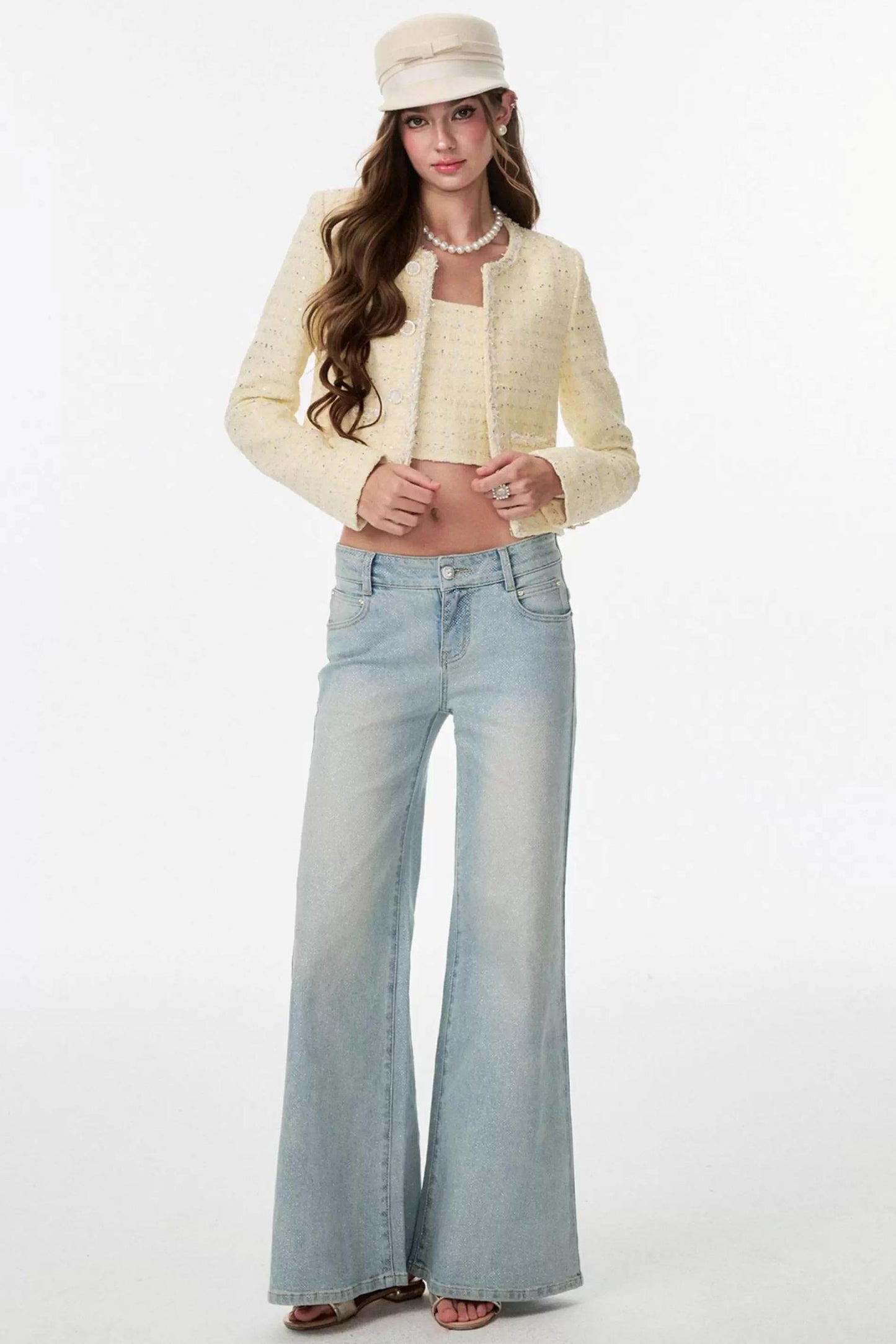 Yellow Fashion Suit High-End Jacket Set-Up