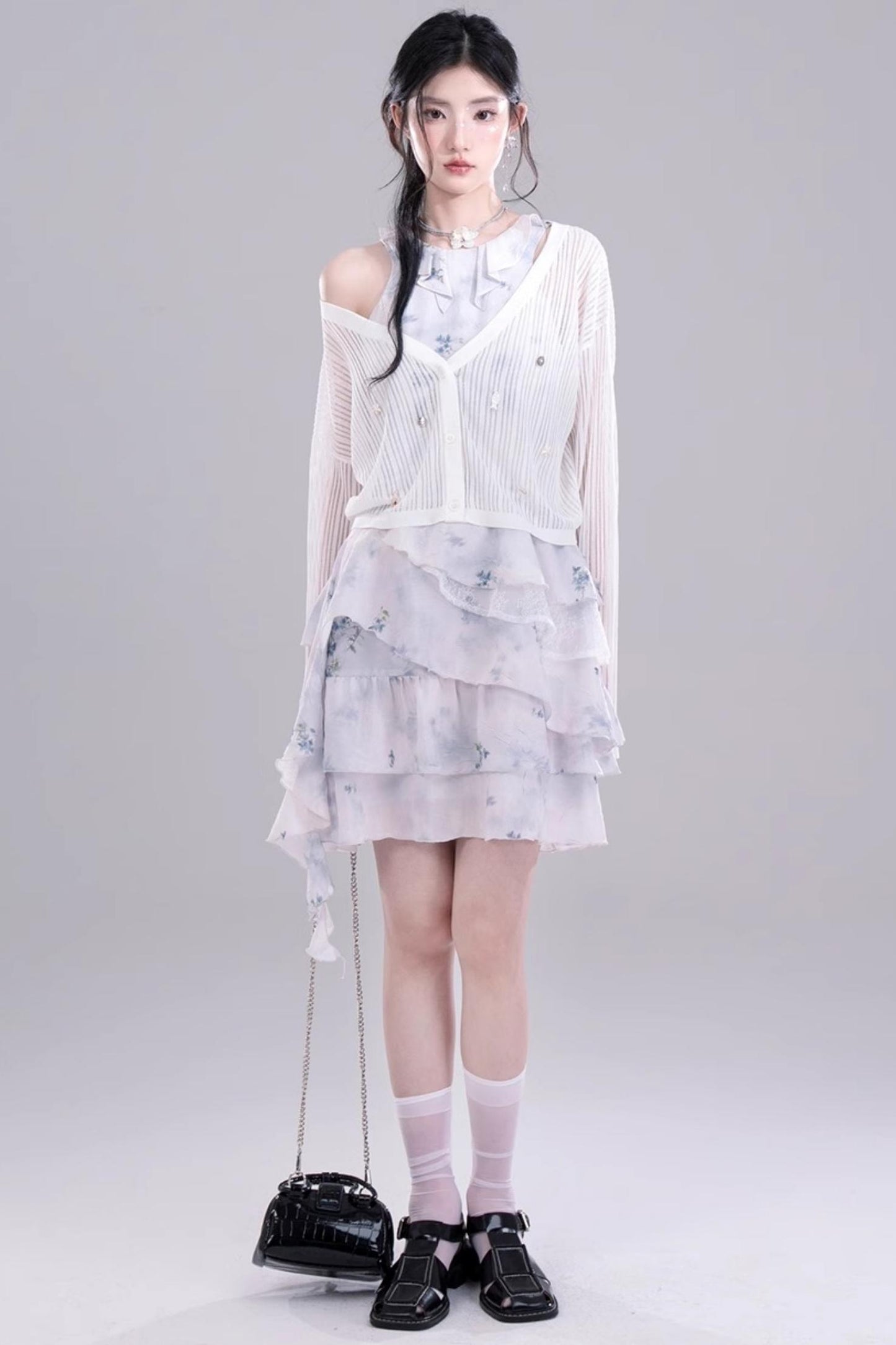 Ocean Shell Knit Cardigan