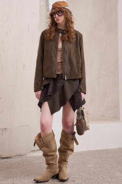 Leopard Flight Jacket