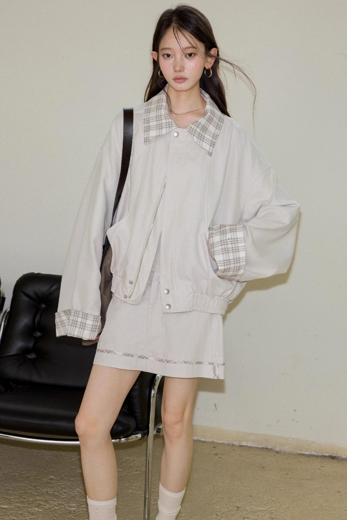 Salt Check Trench Coat Set-Up