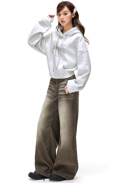 Retro Washed Corduroy Pants