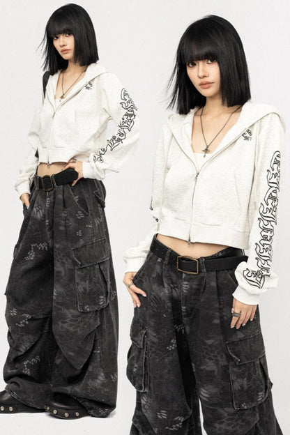 Autumn Hooded Vintage Top