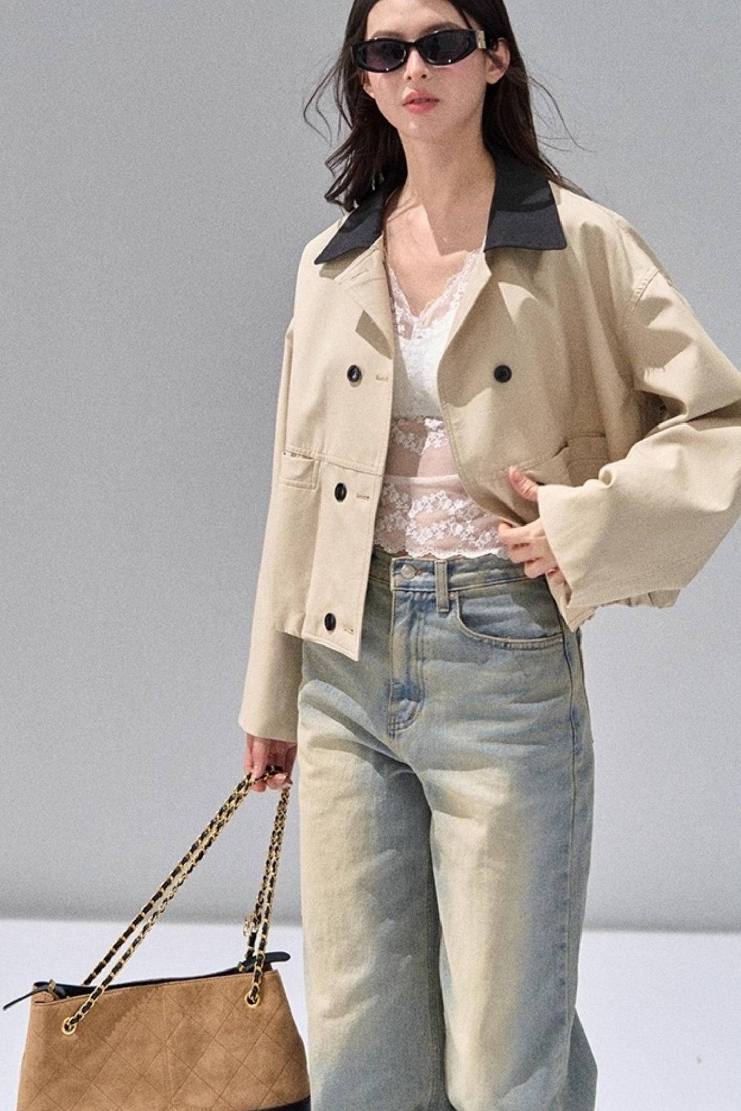 Short Petite Trench Coat