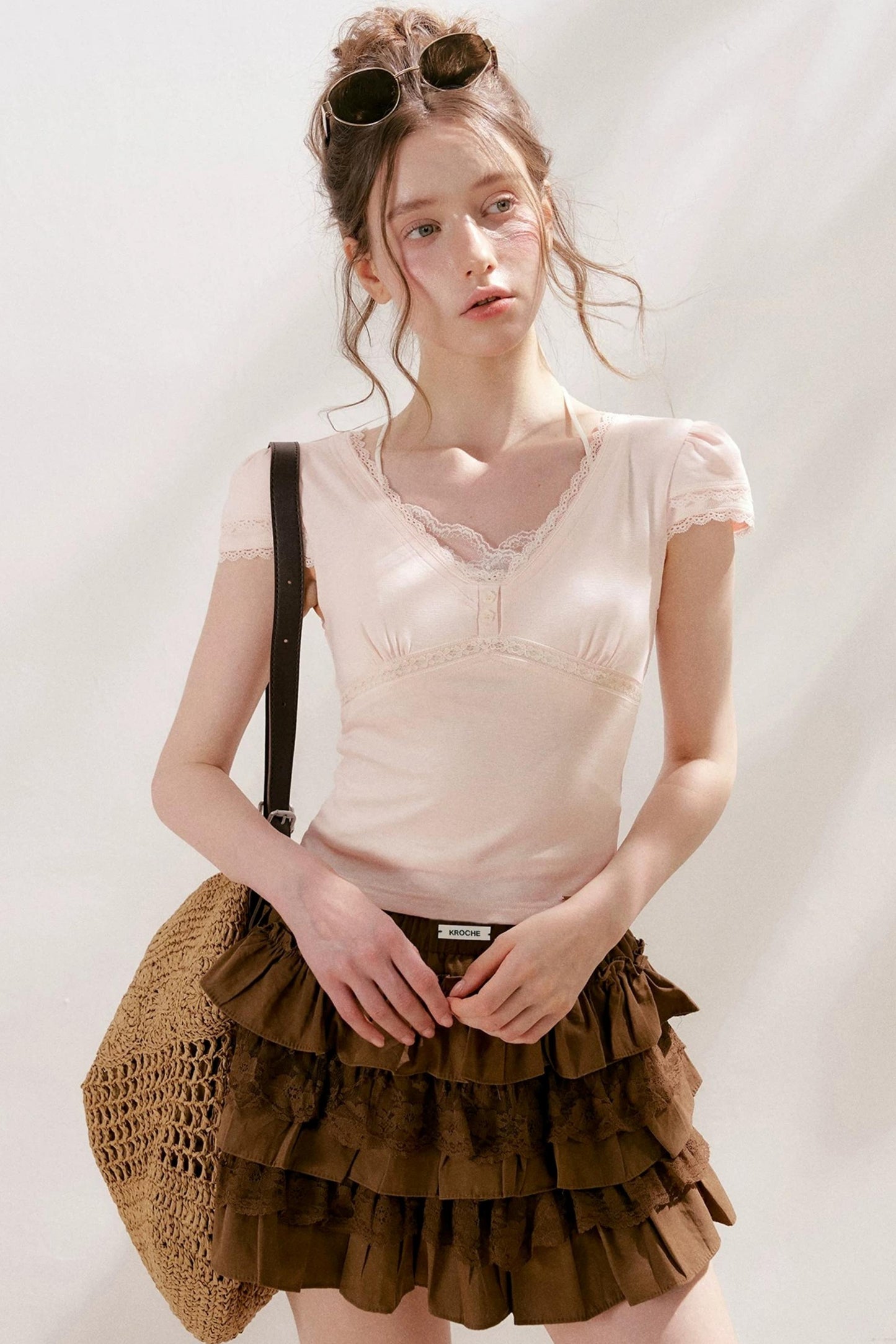 Softfit French Lace Top