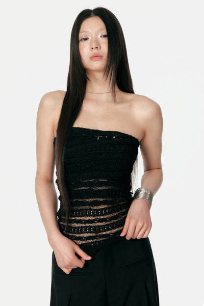 Pure Desire Lace Mesh Top