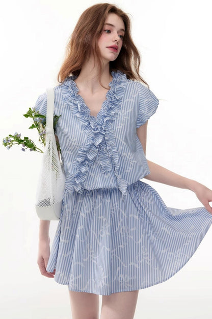 Summer Ruffled Stripe Set-Up