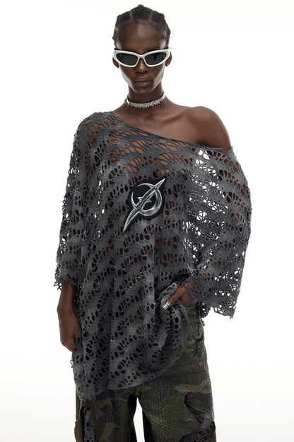 Moon Patch Hole T-Shirt