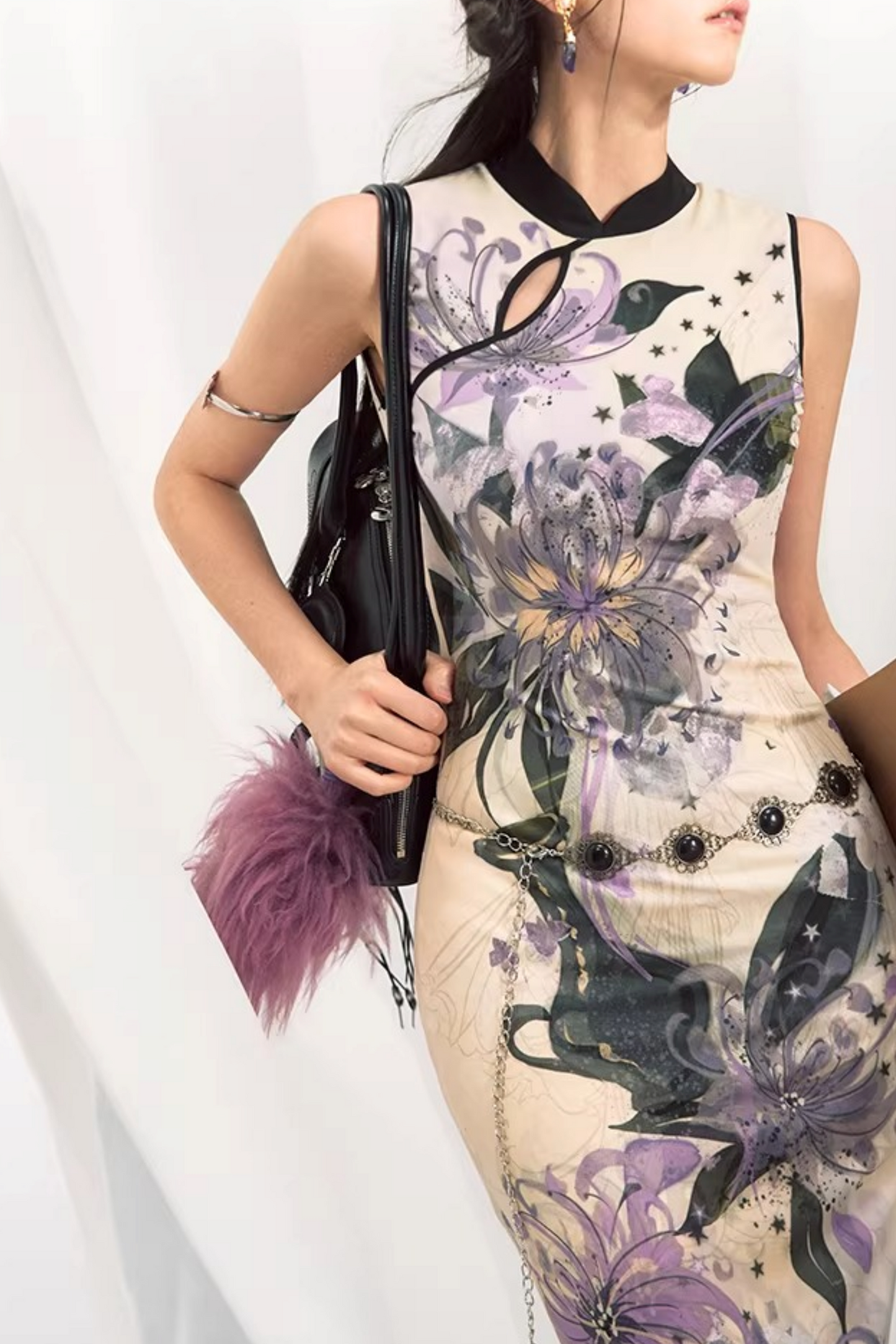 Ziman Garden Cheongsam Dress