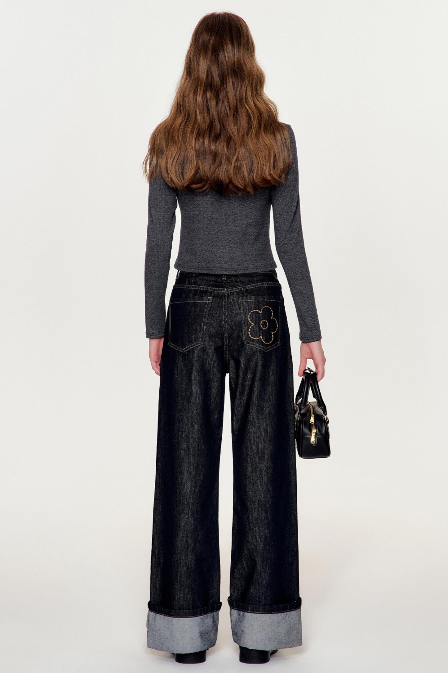 Lace-Trimmed Color Block Cardigan