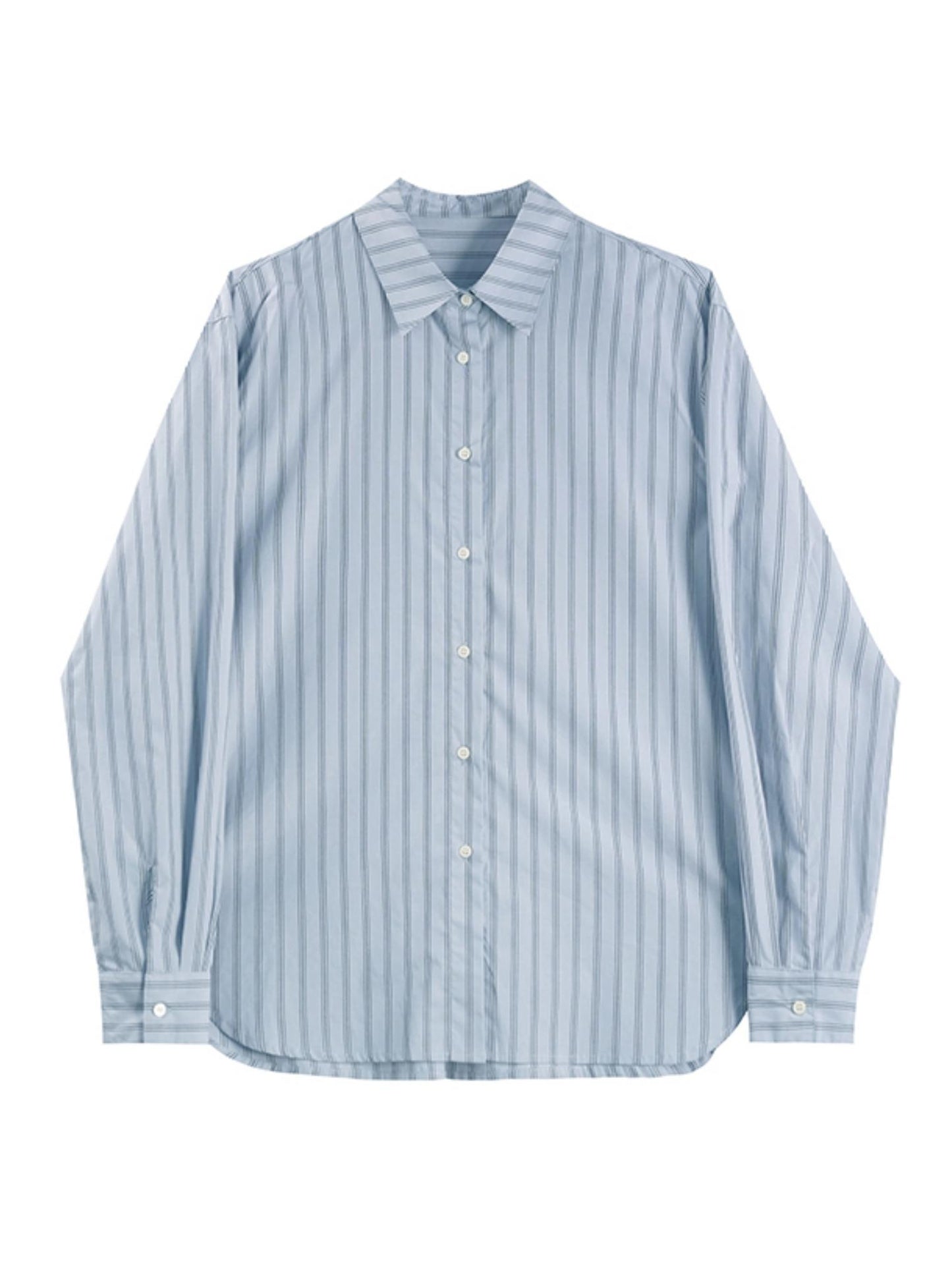 Striped Cotton Commuter Shirt