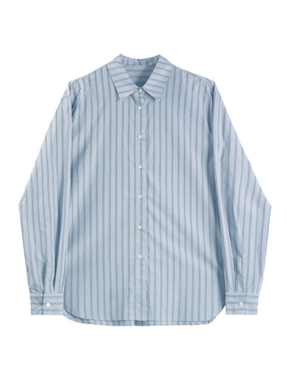 Striped Cotton Commuter Shirt