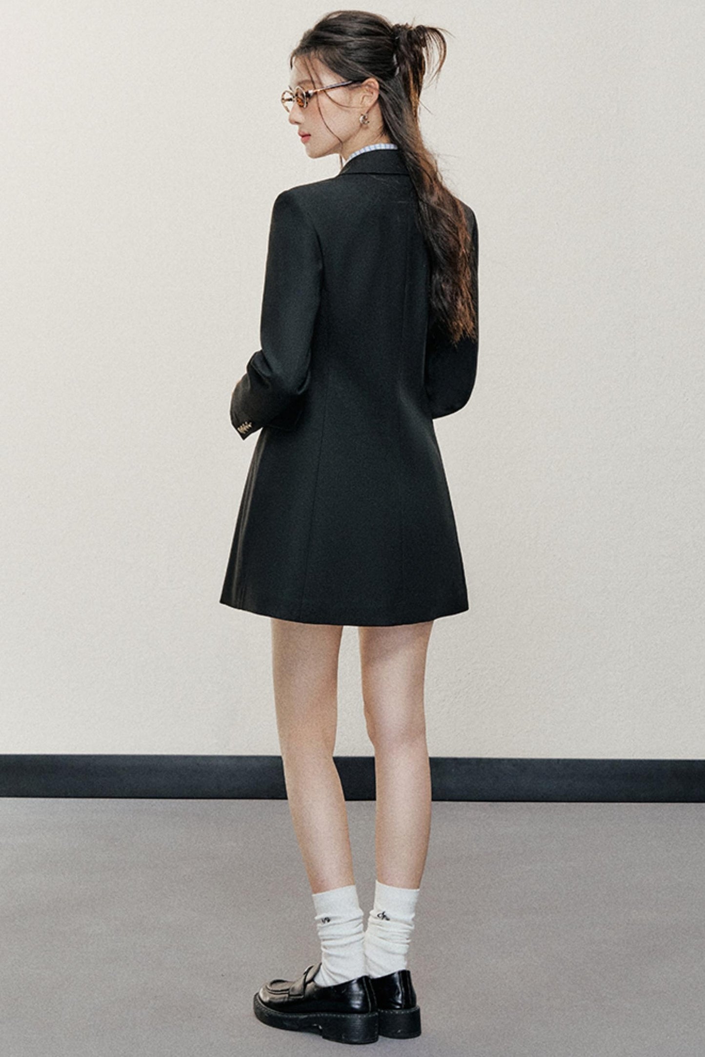 Slim Fit a-line Blazer Dress