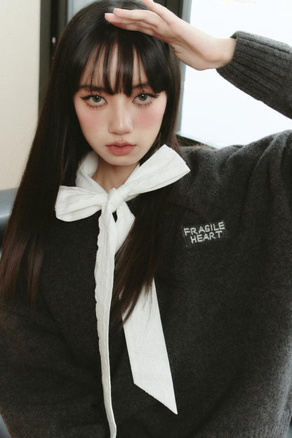 High School Korean Loose Sweater