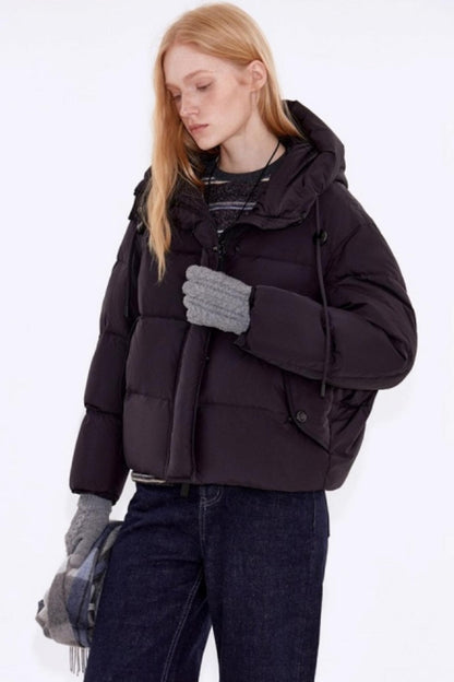 Lightweight Hooded Down Jacket