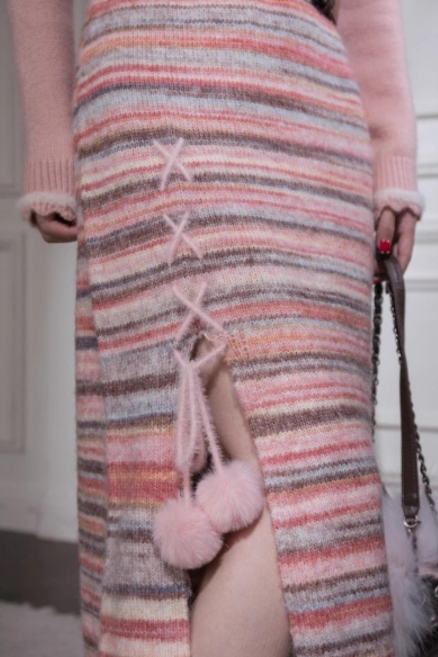 Iridescent Gradient Knit Dress