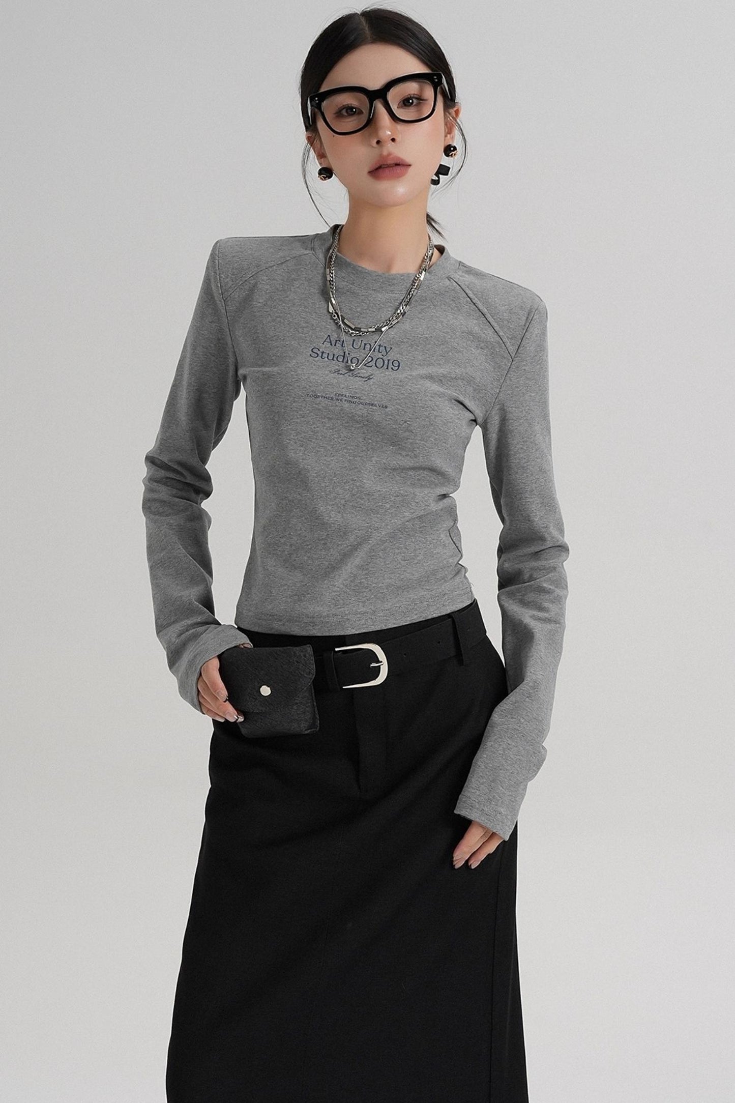 Letter Crew Neck T-Shirt