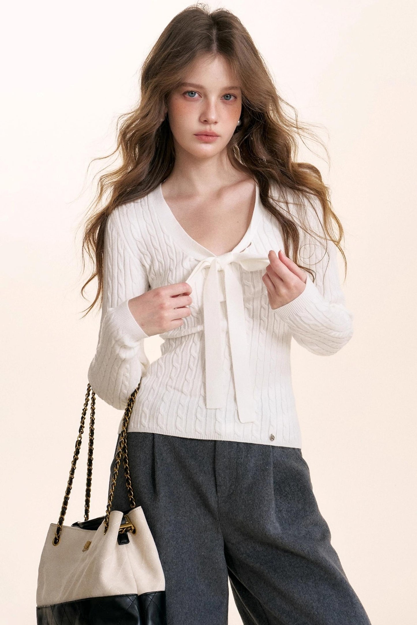 Delicate Floral Knit Top