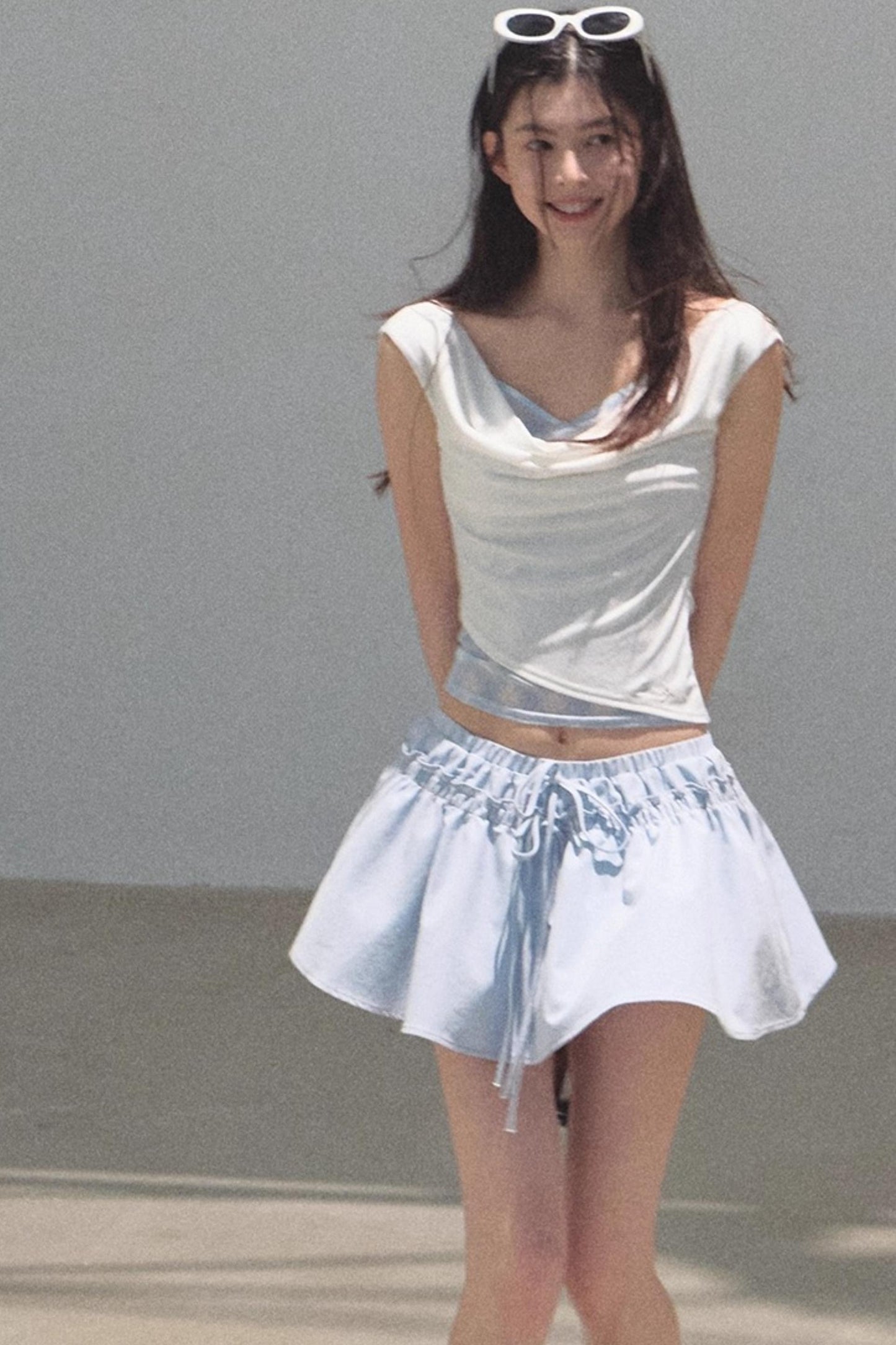 Rising Check Slim-Fit T-Shirt