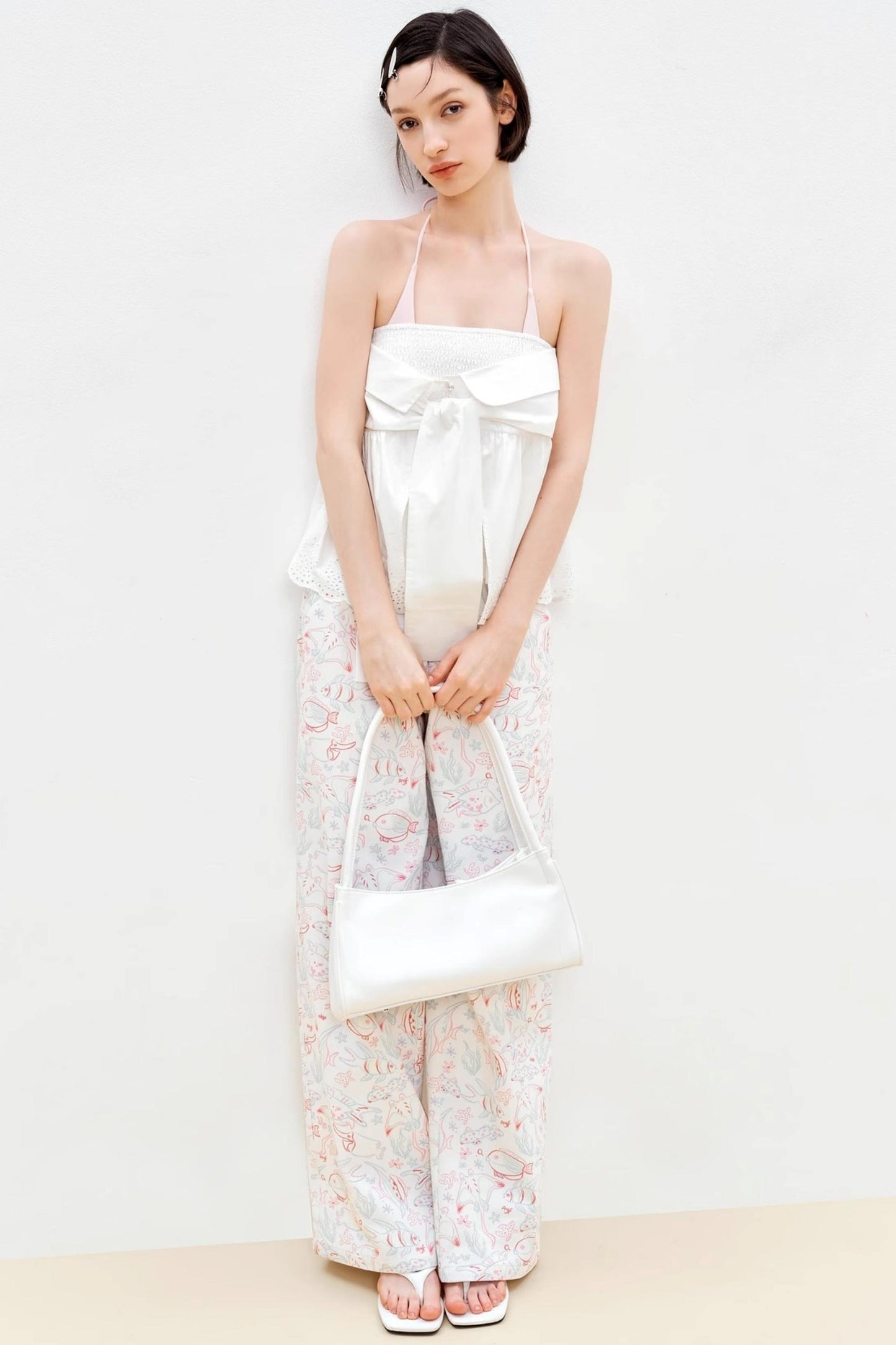 Summer Lace Halter Skirt