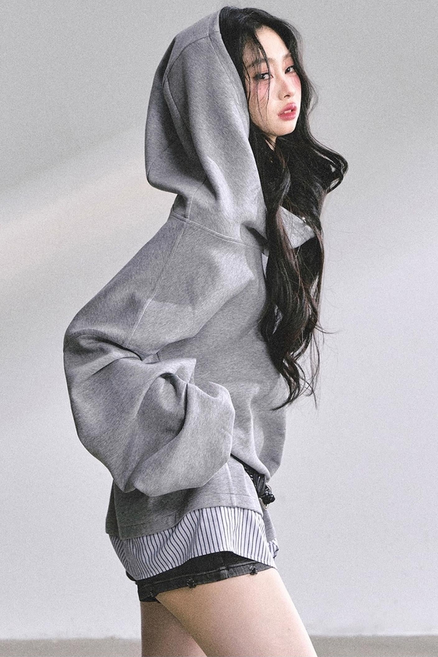 Autumn Oversized Hooded Sweatshirt