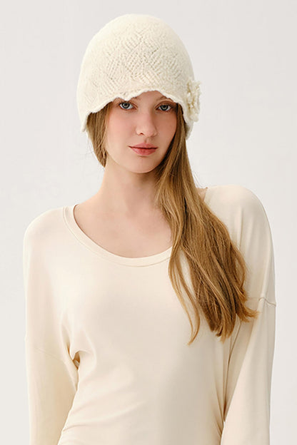 Romantic Spectrum Snowflake Wool Hat