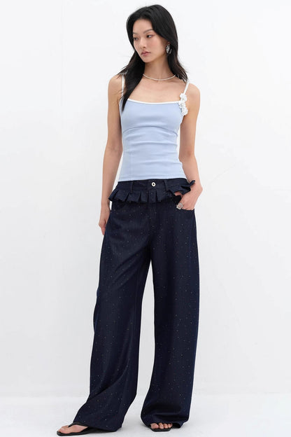 Sequin Wrap Camisole