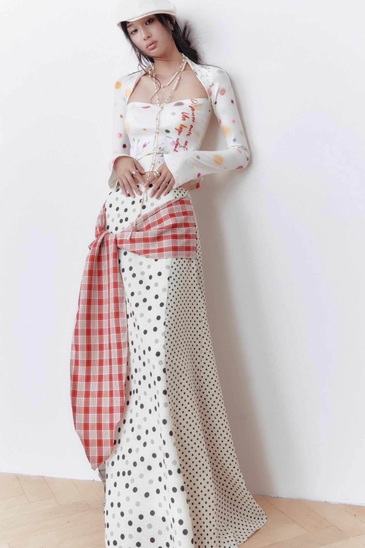 Blue Dot Long-Sleeved Shirt