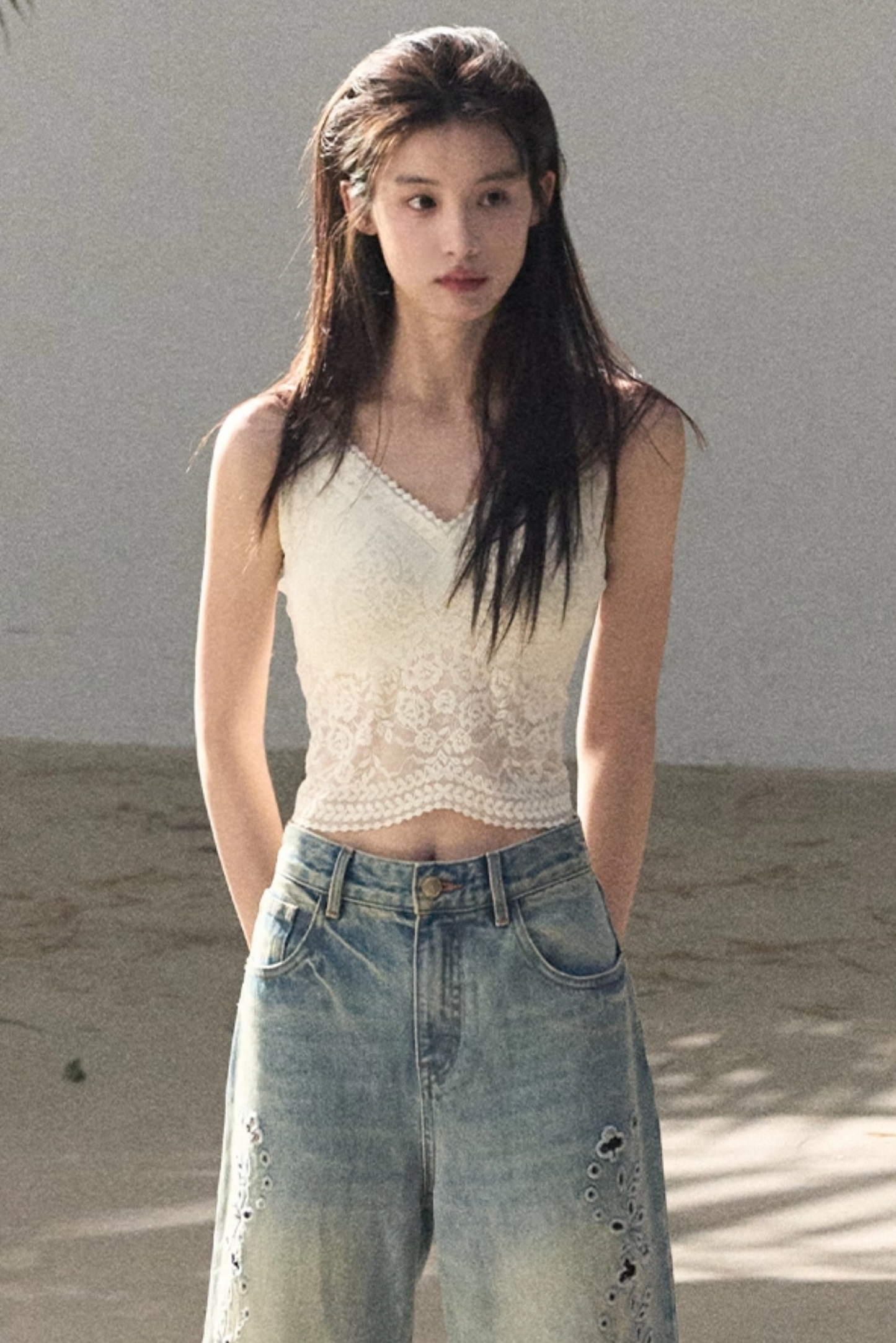 Vine Lace Camisole Vest