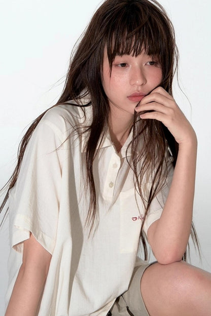 Summer Loose Polo Shirt