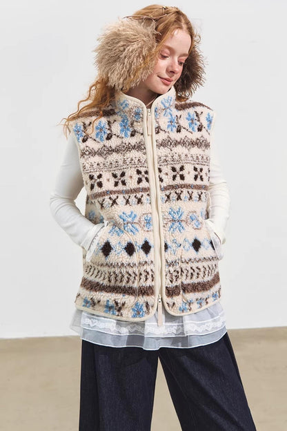 Polar Fleece Jacquard Jacket Set-Up