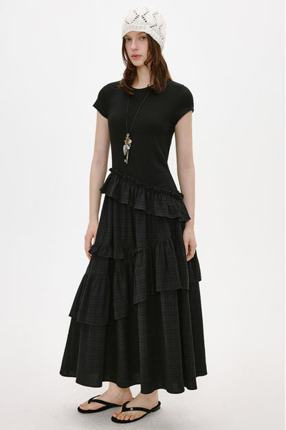 Vintage Patchwork Maxi Dress