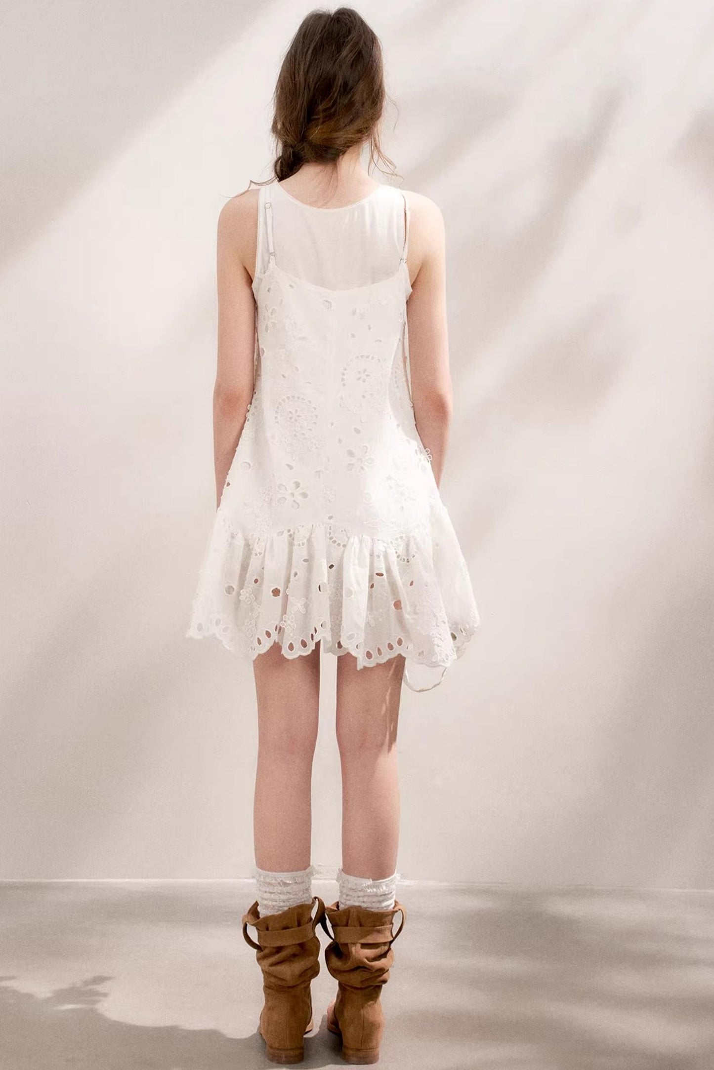 Island Chic Beaded Halter Dress