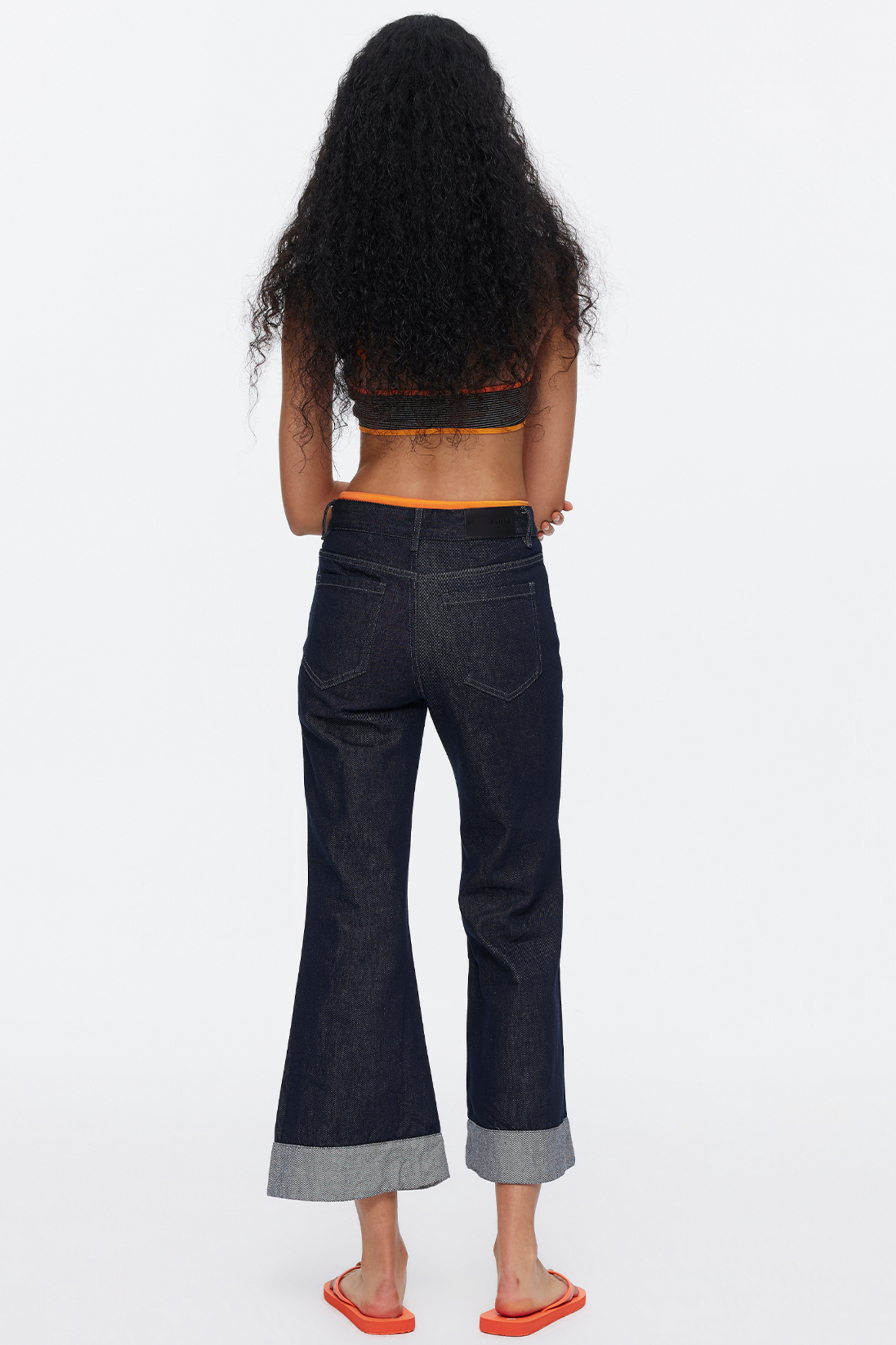 Vintage Flared Denim Pants