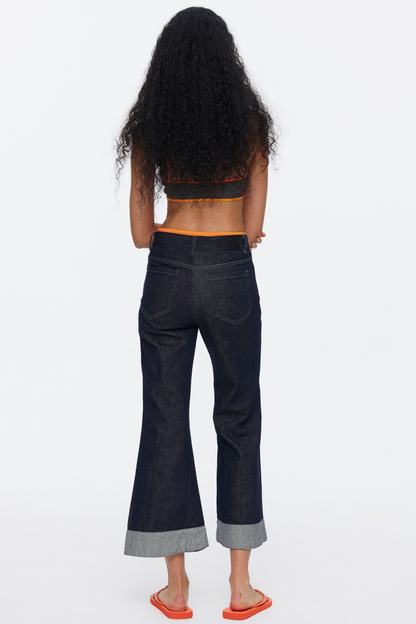 Vintage Flared Denim Pants