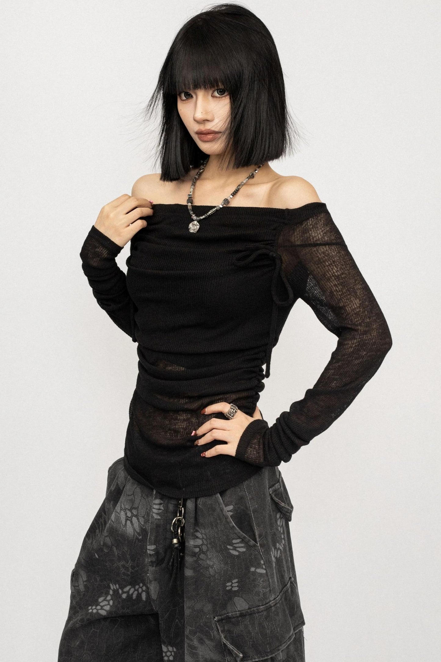 Autumn Retro Slanted Top