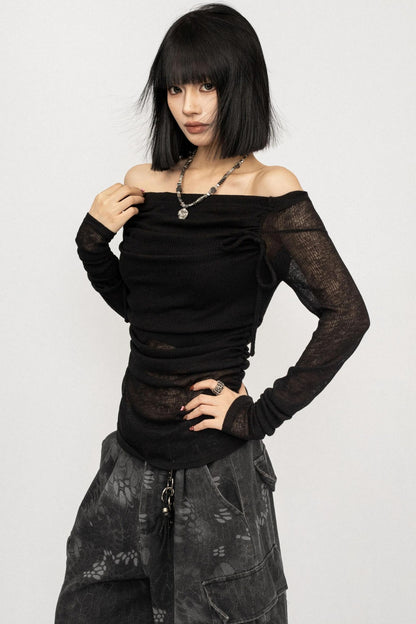 Autumn Retro Slanted Top