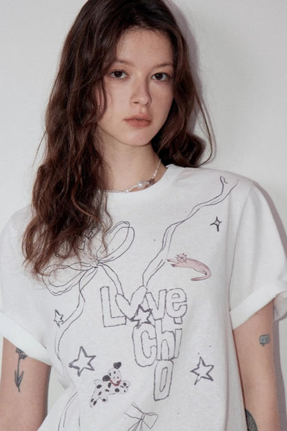 Snowflake Animal Tee